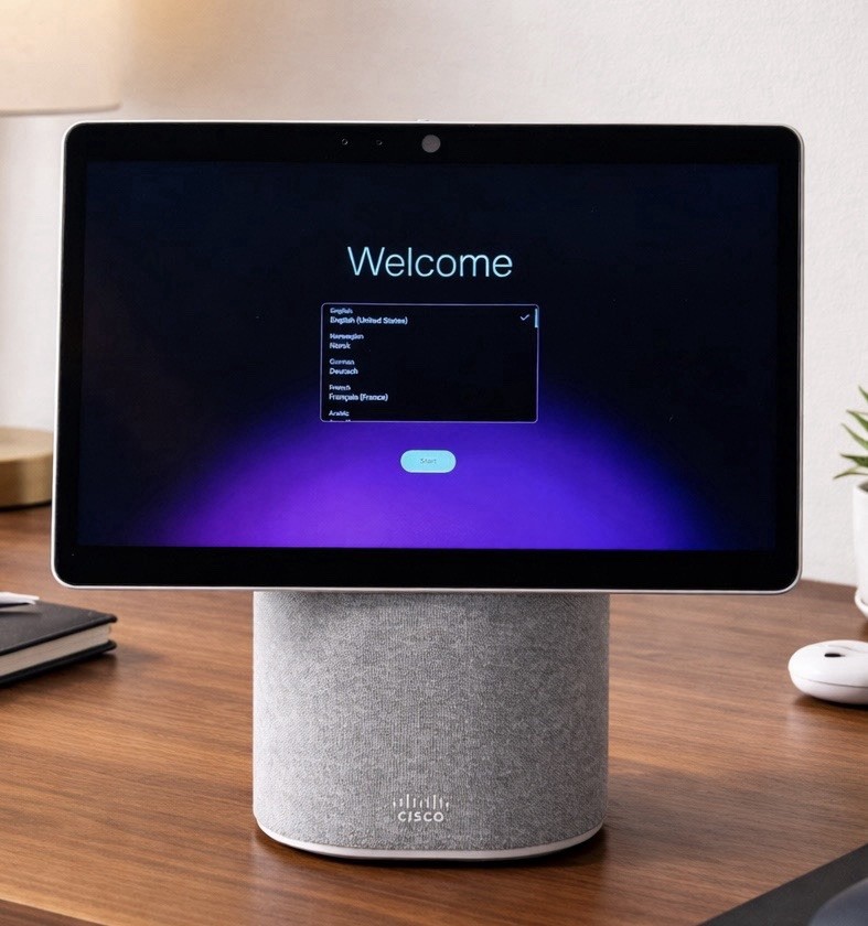 Cisco Webex Desk Mini Touchscreen Video Conferencing Display TTC9-01 Light Gray