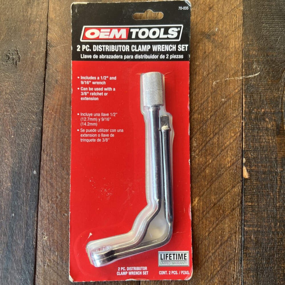 OEM Tools 70-035 2 Piece Distributor Clamp Wrench Set