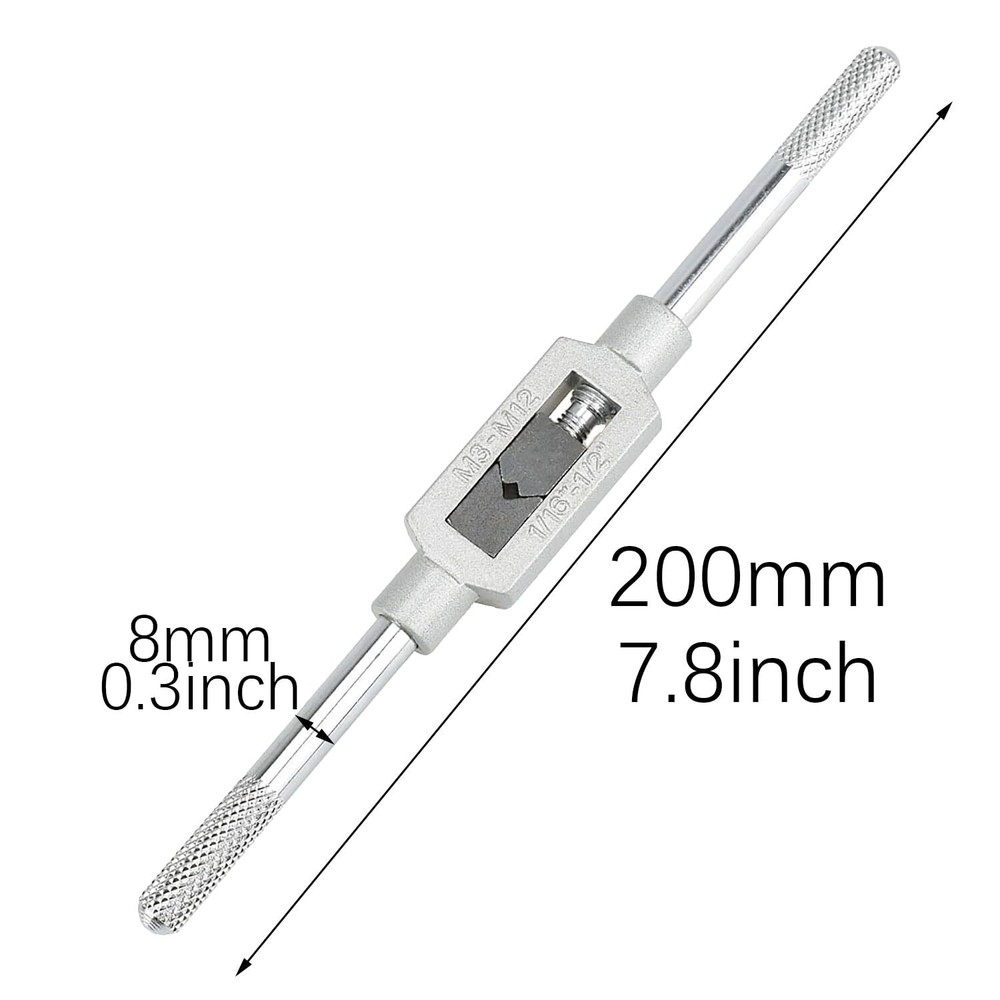 M3-M12 Adjustable Tapping Wrenches 1/16 Inch-1/2 Inch Tapping Handle for Tap ...