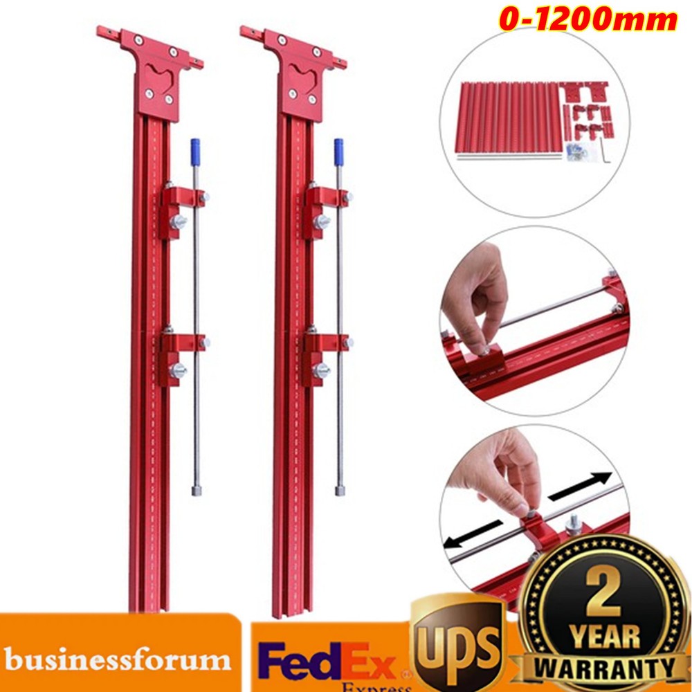 Parallel Rail Guide System Track Saw Woodworking Guide Carpentry Tool Set 120cm