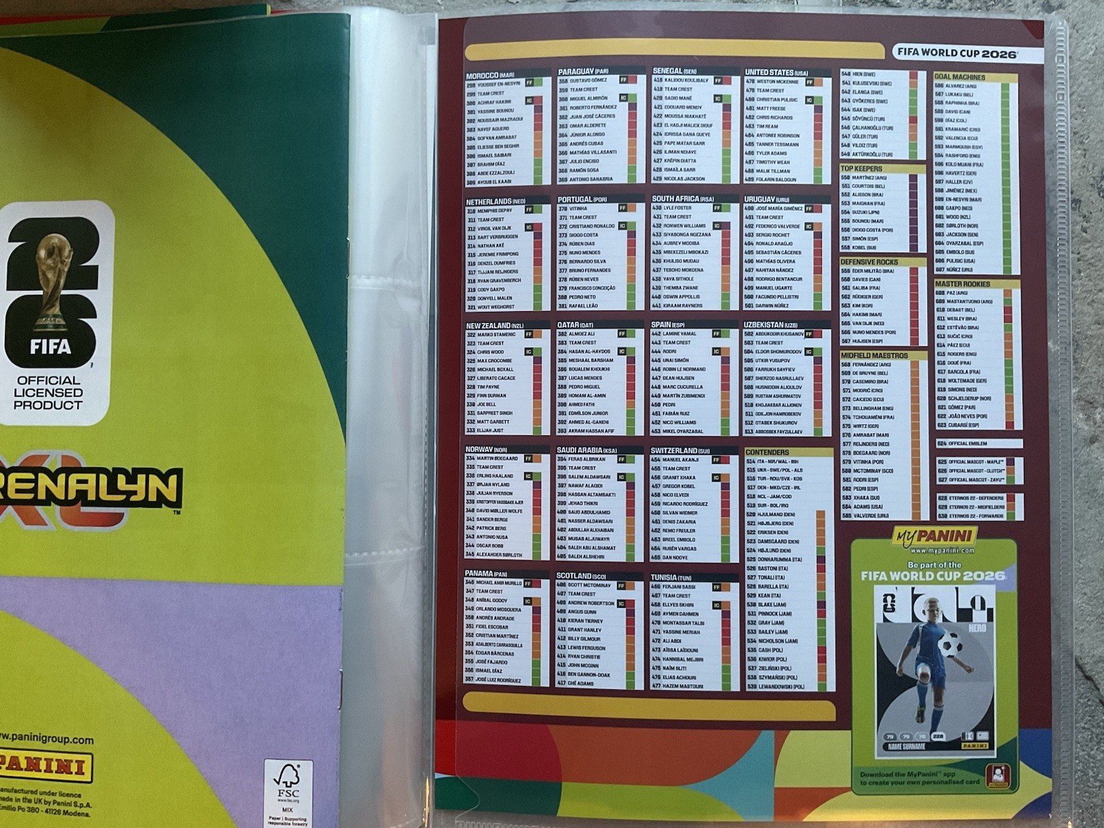 Panini World Cup 2026 Adrenalyn XL Binder ONLY Unsealed No Cards .