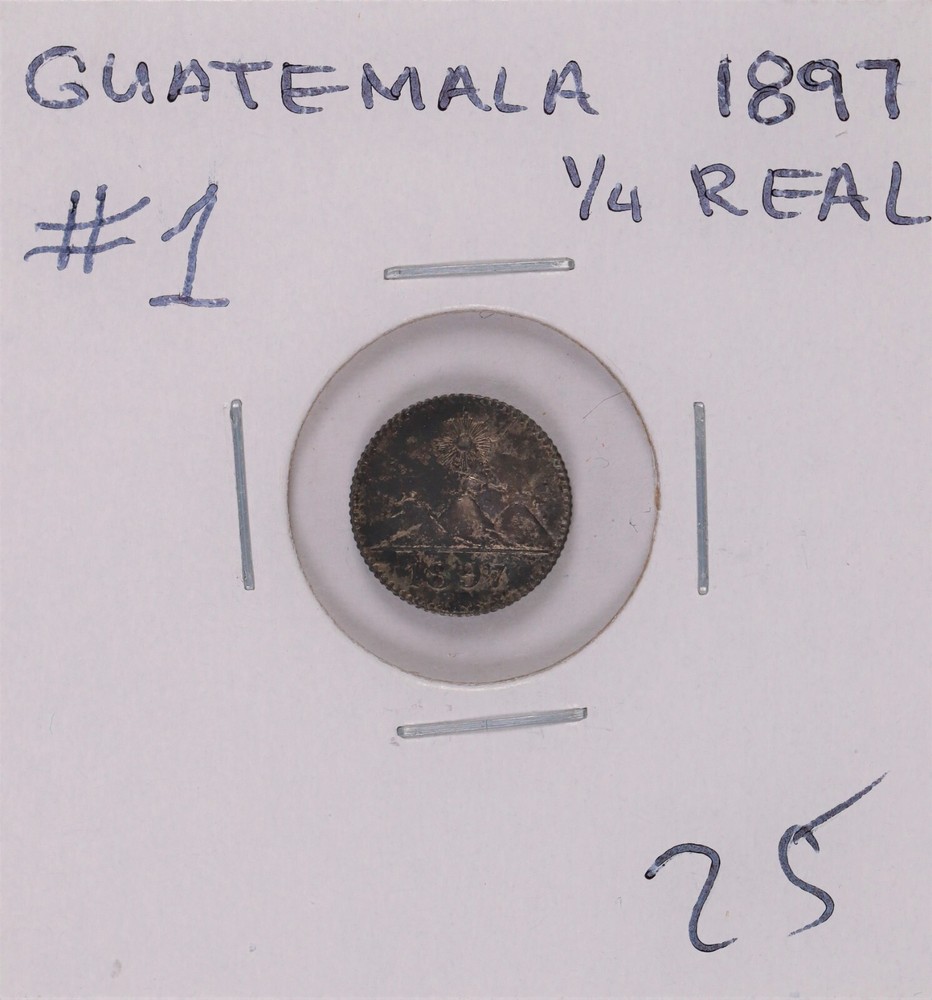1897 Guatemala 1/4 Real #1