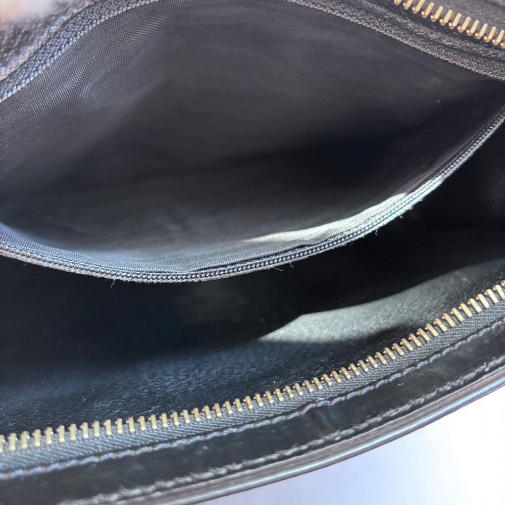 CELINE Clutch Bag Macadam Authentic