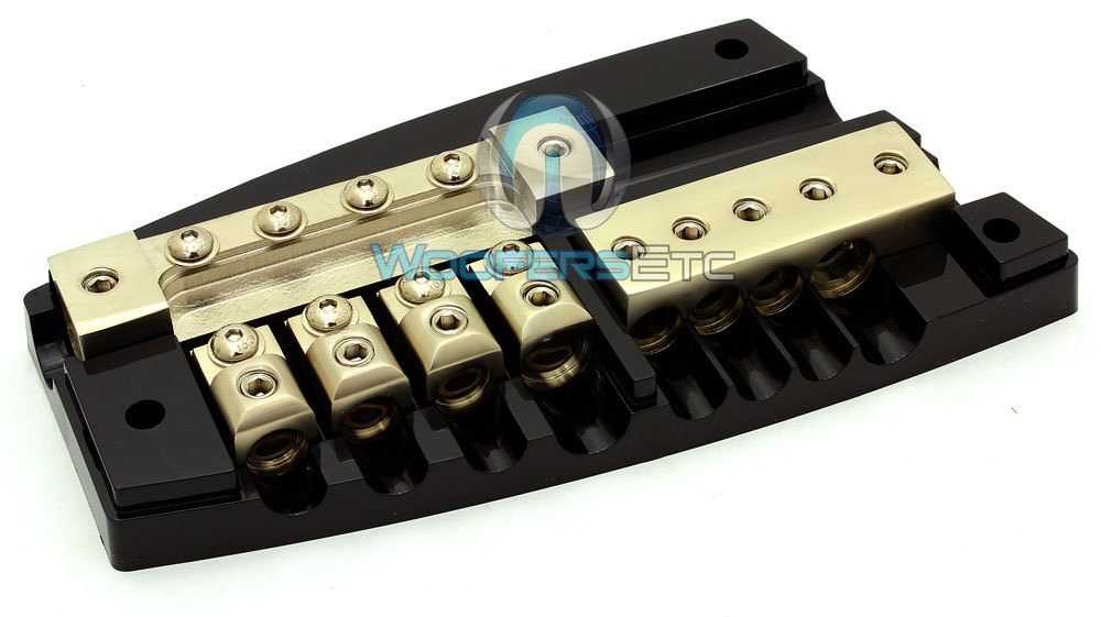 CONNECTION SFD41C PLATINUM 1/0 AWG POWER & GROUND 1-2 & 3-4 AWG DISTRIBUTION BOX