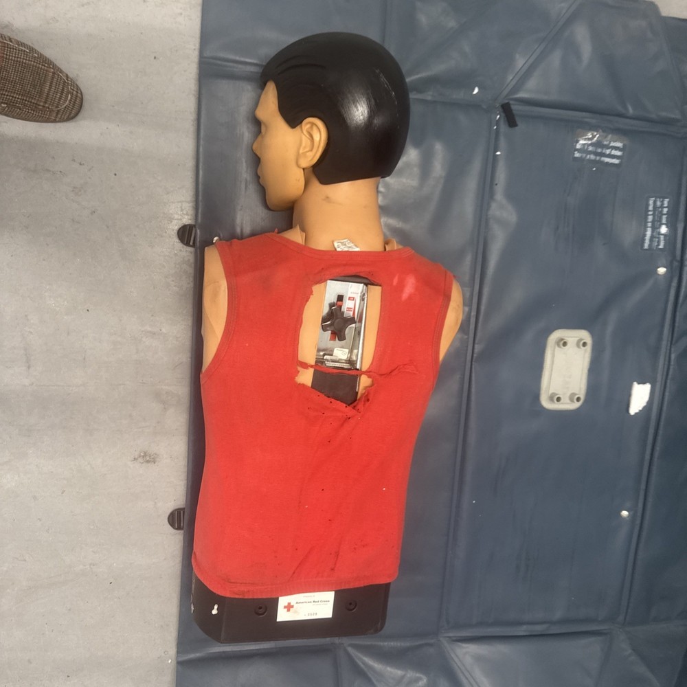 Ambu Man CPR Training Manikin Dummy W/ Case