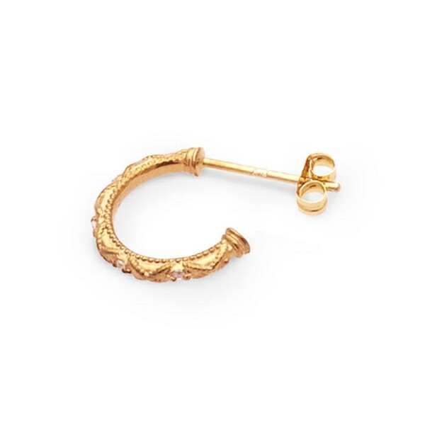Dr MONROE Sync Note K10 Gold Stud Earrings (Pair)