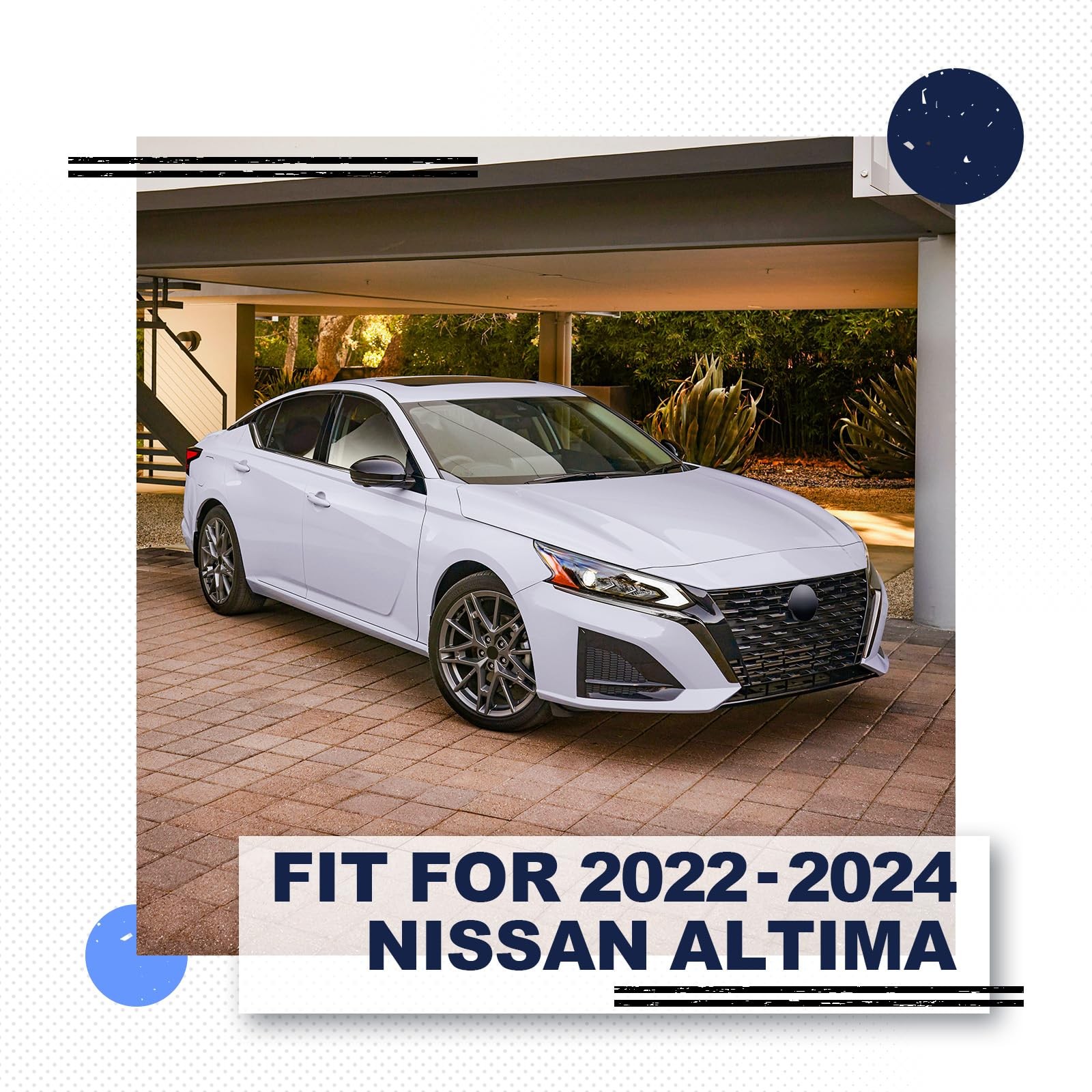 LED Headlight Assembly for Nissan Altima 2023-2025 LH Headlamp Passenger Side