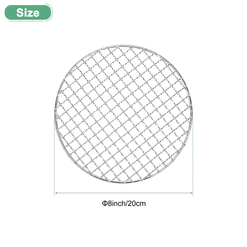 Cooling Rack, 8" Round Stainless Steel Baking Rack [Silver]