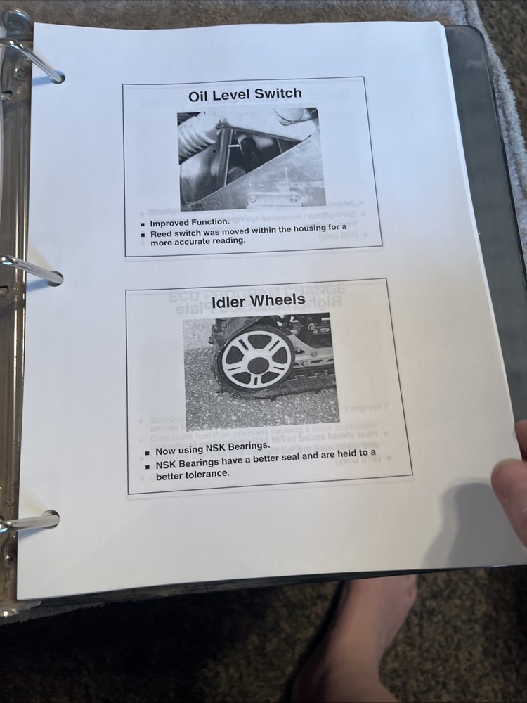 2012 ARCTIC CAT SERVICE UPDATE MANUAL 2012,FALL 2011, USED, M-2-3