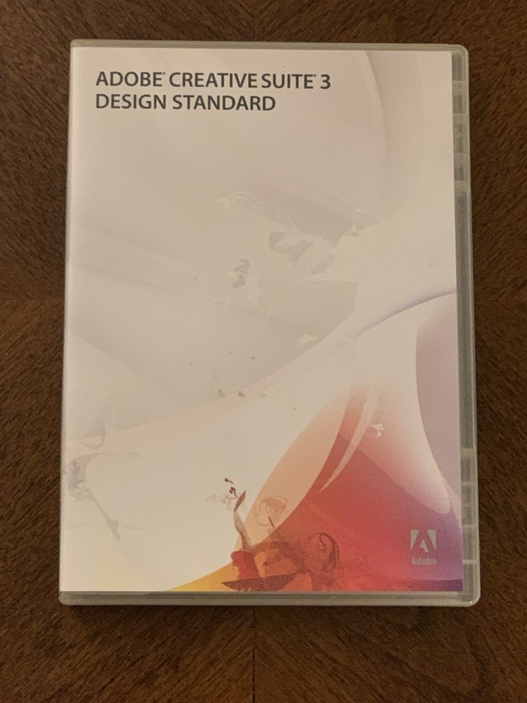 ADOBE CREATIVE SUITE 3 Design Standard, Windows, 3 DVDs, NO SUBSCRIPTION NEEDED!