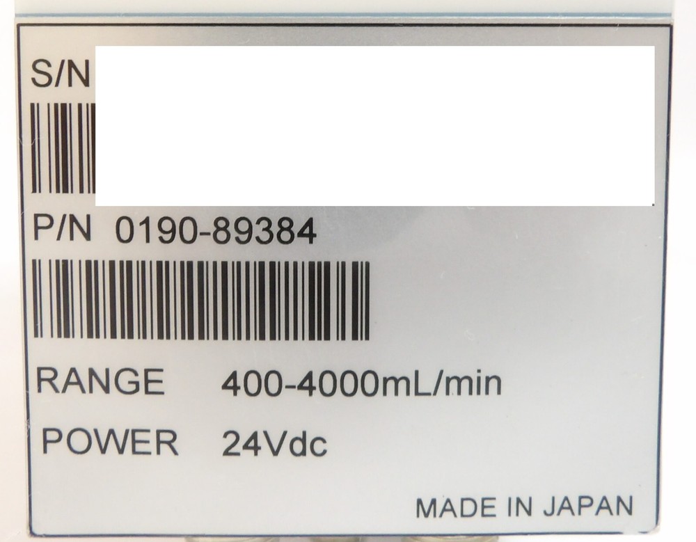 AMAT Applied Materials 0190-89384 Flow Controller 400-4000mL/min Working Surplus