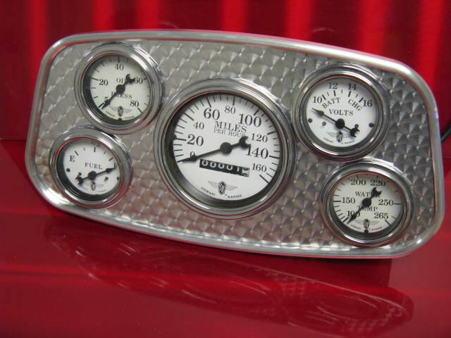 1934 Ford gauge panel