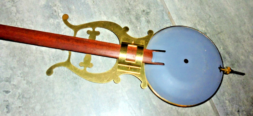 Ridgeway Regulator Authentic Clock Pendulum (2 prong hook) 32 1/4 long x 4.5 in.