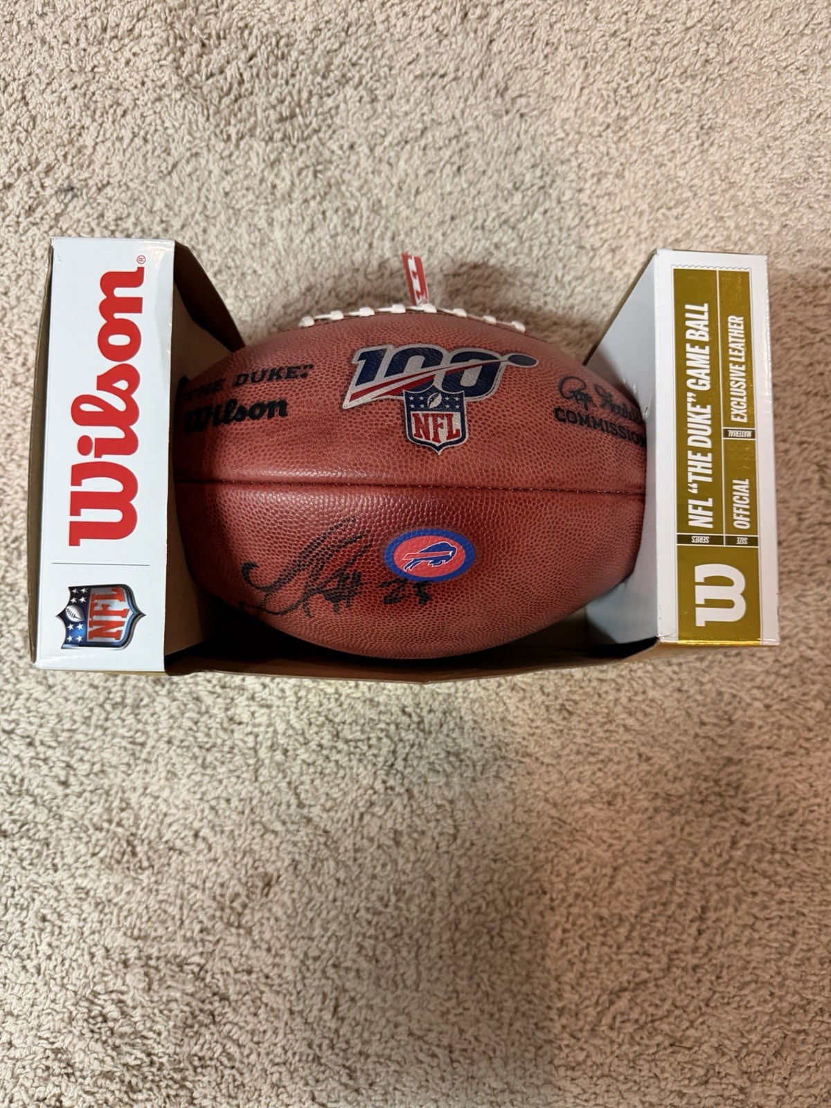 LeSean McCoy Autographed Duke Buffalo Bills Football