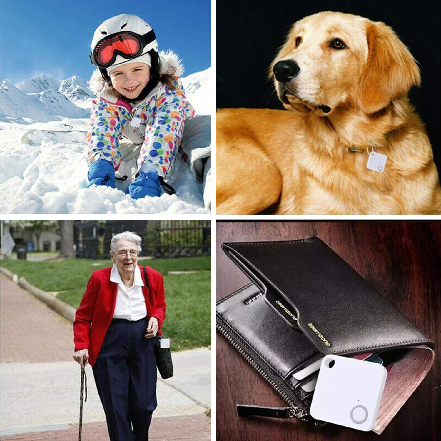 Bluetooth Wireless Anti Lost Tracker Alarm GPS Key Location Finder US