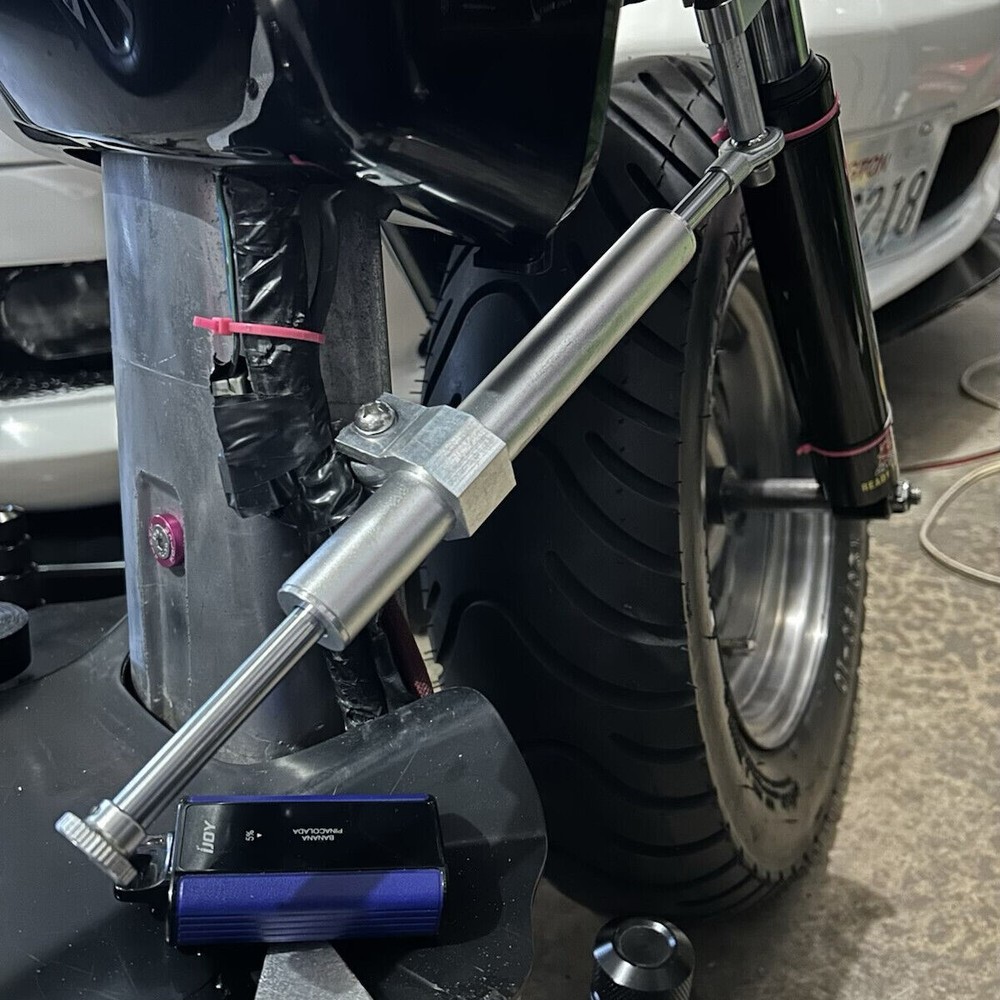 Universal Motorcycle Silver Stabilizer Steering Damper Fork For Honda CB1000R