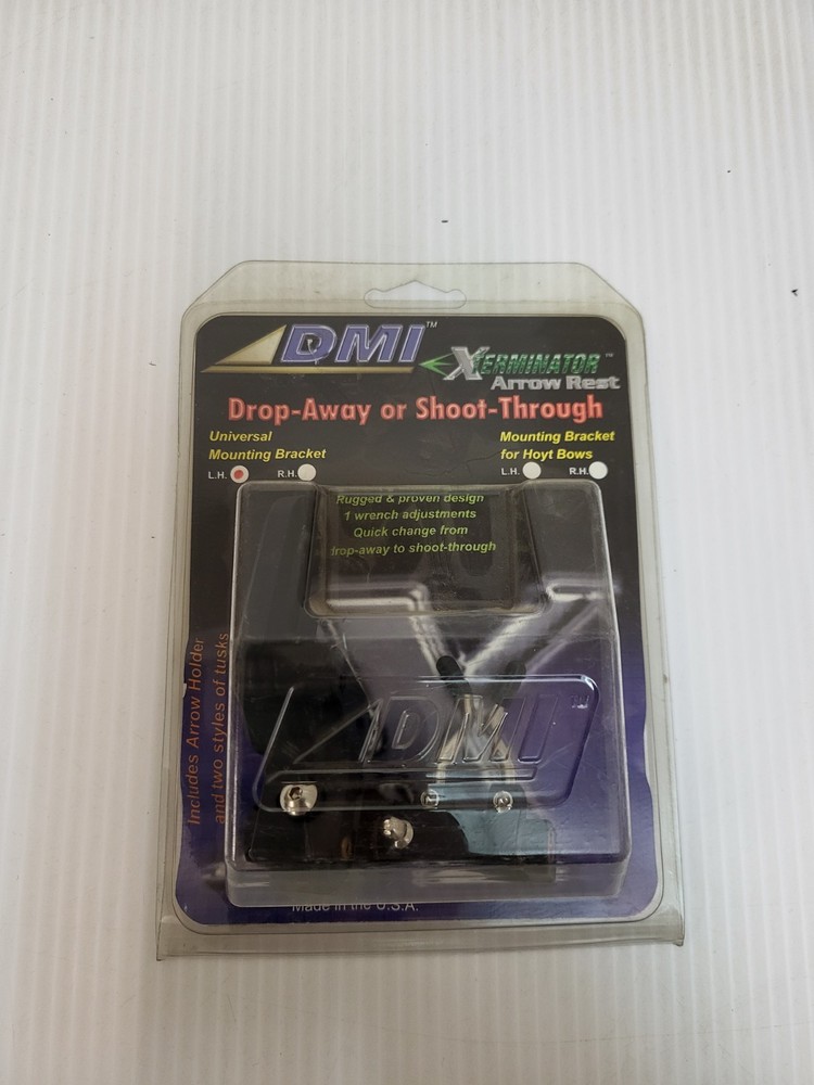 DMI Xterminator Arrow Rest Drop Away Or Shoot Through - Left Hand