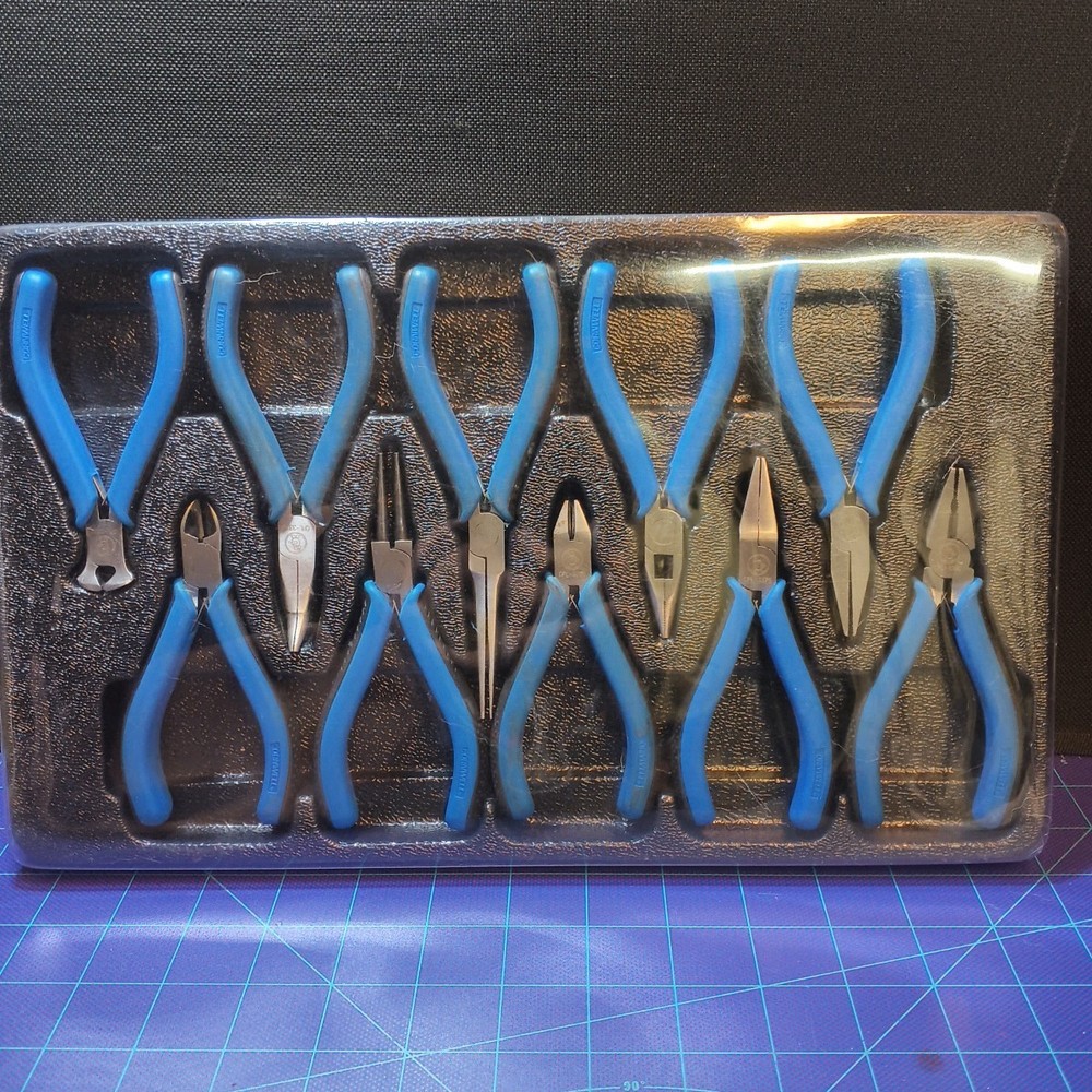 Cornwell Tools CPL311 10pc Precision Mini Pliers Set in CLASSIC BLUE