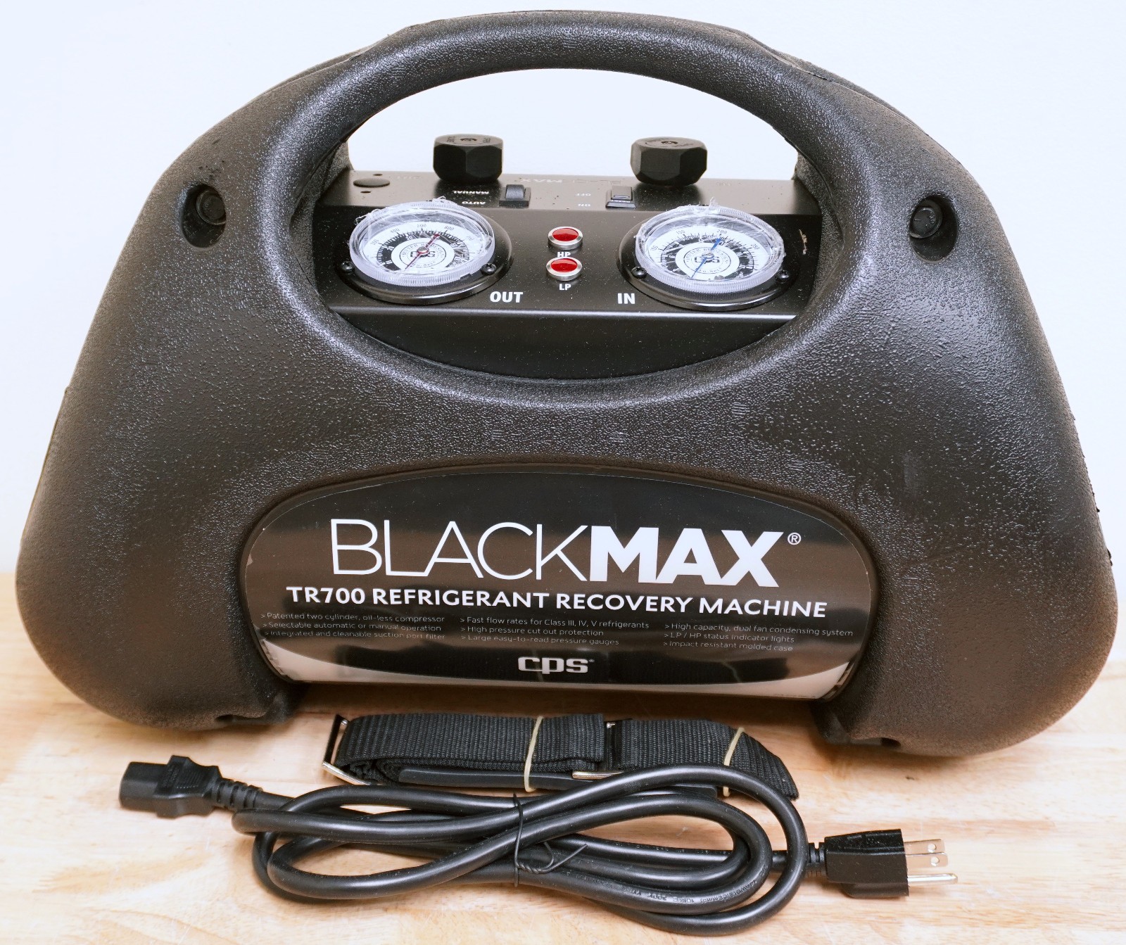 Blackmax TR700 Twin Cylinder HVAC Refrigerant Recovery Machine