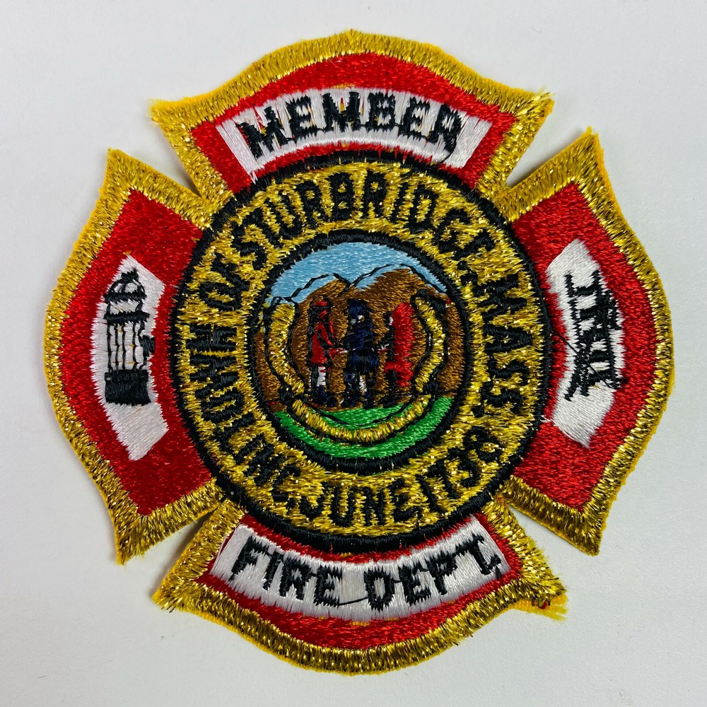 Sturbridge Fire Massachusetts MA Patch P5