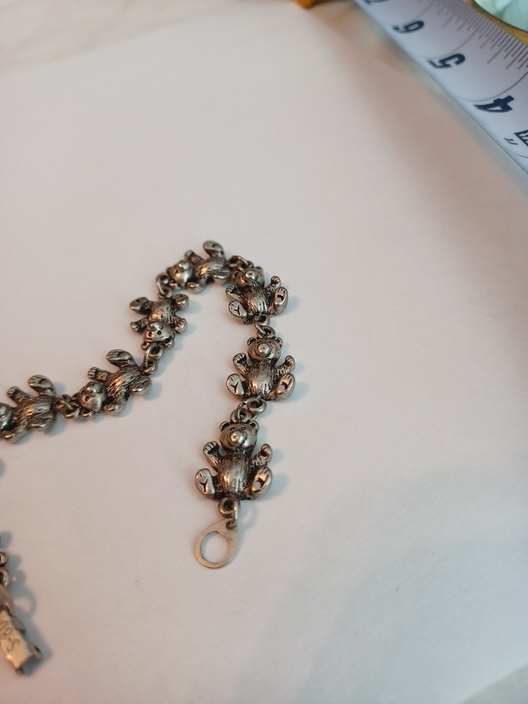 Teddy Bear 7" S-80 Silver/alloy Bracket