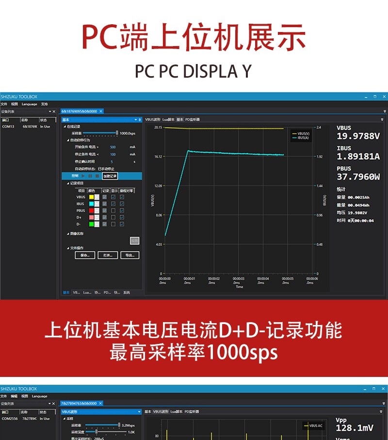 ChargerLAB Power-Z USB PD Tester KT002 Voltage Deception Instrument Testing Tool