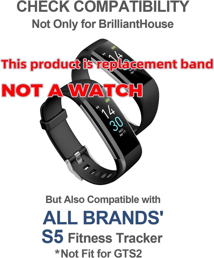 Fitness Tracker Replacement Wrist Band