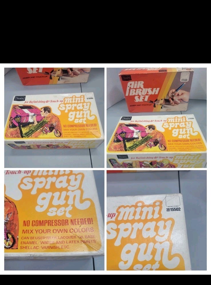 Vintage Sears Air Brush set