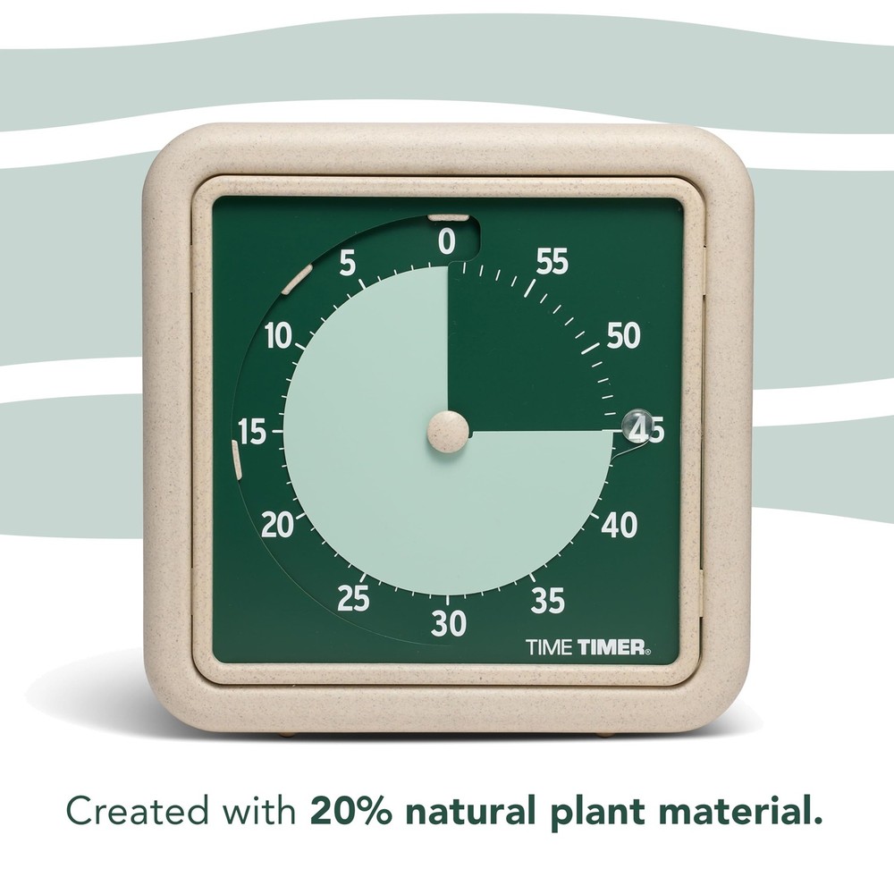 Time Timer® Retro 8 inch Eco Edition Visual Timer - 60 Minute Desk Countdow