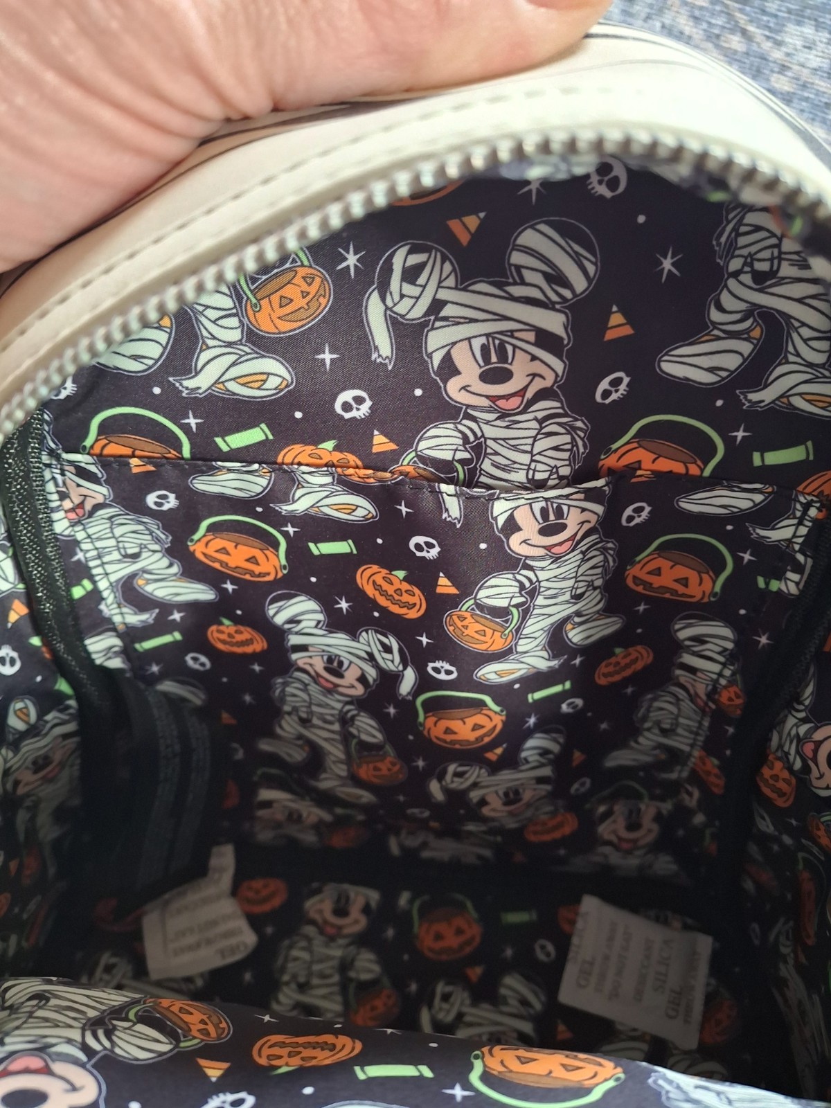 Loungefly Mummy Mickey Mouse Glow In The Dark Mini Backpack NWOT