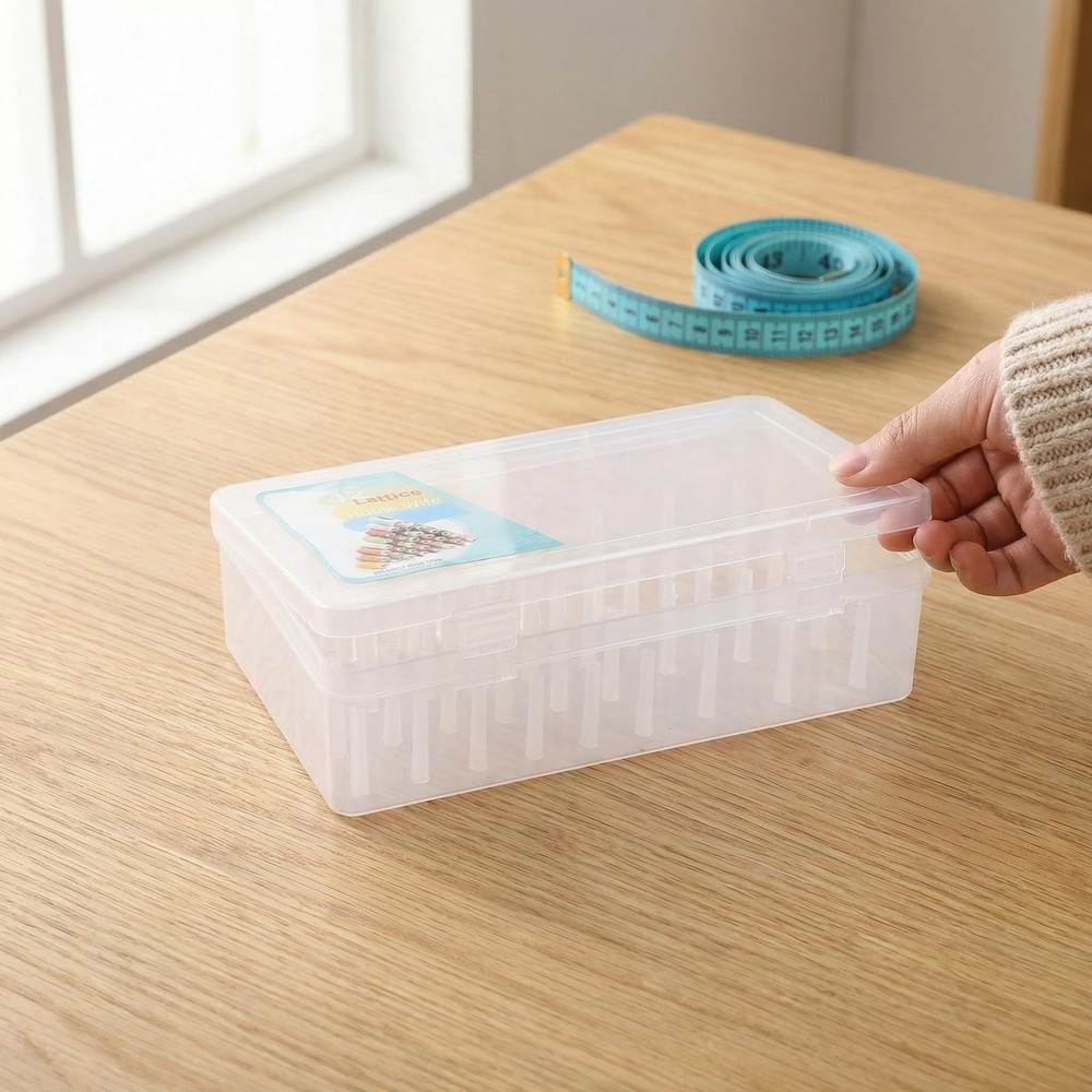 Segolike 42 Slots Sewing Thread for Spools of Thread, Empty Storage Box, Easi...