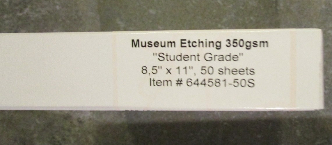 Hahnemühle Museum Etching 350gsm FineArt Inkjet Paper 8.5x11 50 Sheets Sealed