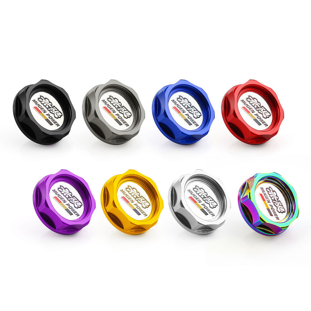 Red JDM Oil Filler Cap Radiator Cap Cover Battery Tie Down w/ J-Hooks For Honda