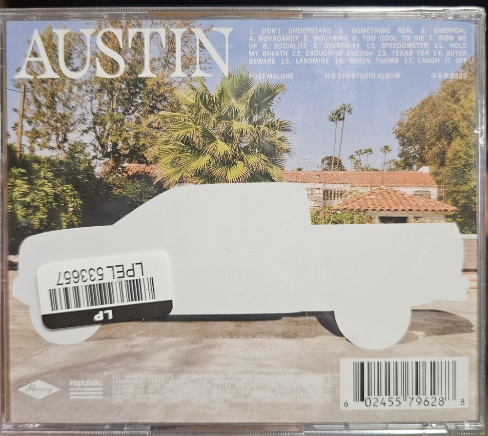 Austin by Post Malone (CD, 2023) New/Sealed