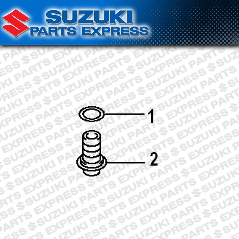 NEW SUZUKI OEM OIL DRAIN PLUG GASKET 10 PACK DR-Z400 RM-Z250 DL650 09168-12002