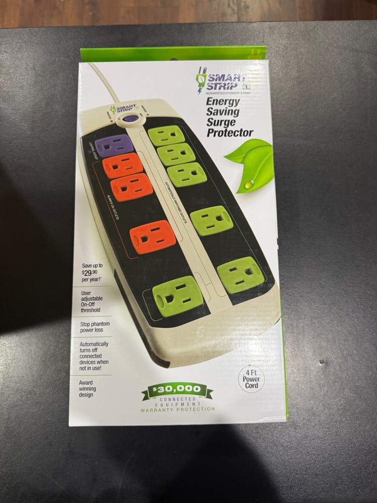 *NEW* BITS Ltd. Smart Strip Energy Saving Surge Protector LCG-3MVR