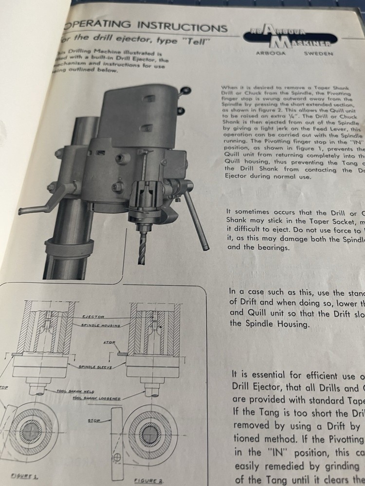 Arboga Maskiner Operating Instructions