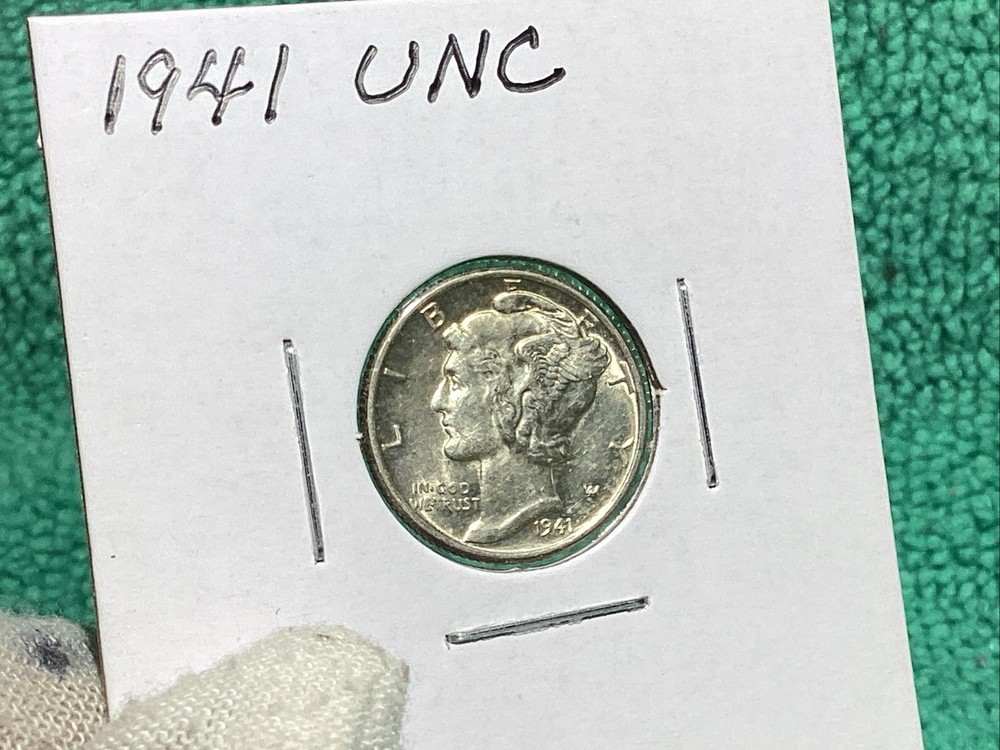 1941 MERCURY DIME UNCIRCULATED 🍀