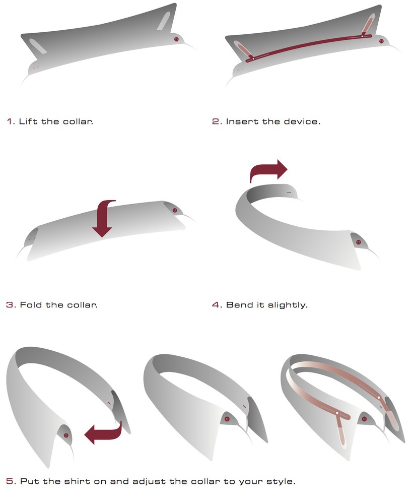The Sharp Collar - collar stays