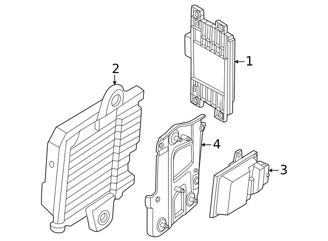 Genuine Nissan Control Module 310F6-6RA0A