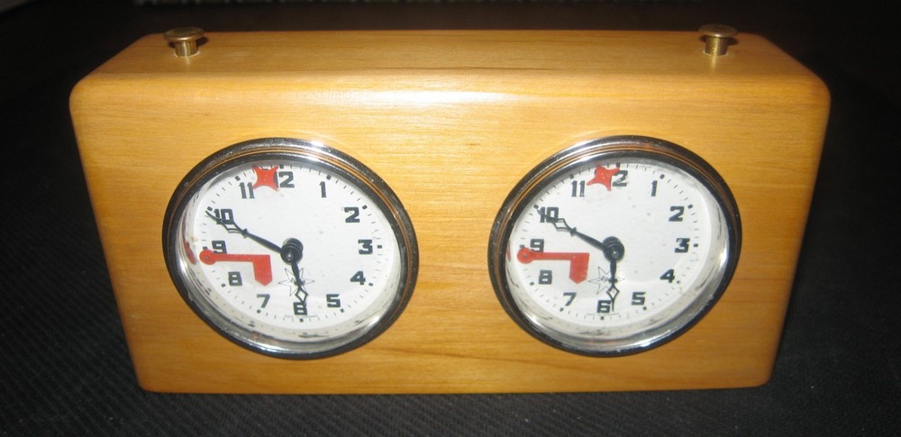 Pristine 1950s Alpha German Chess Clock Timer Model # 507 with Original Box