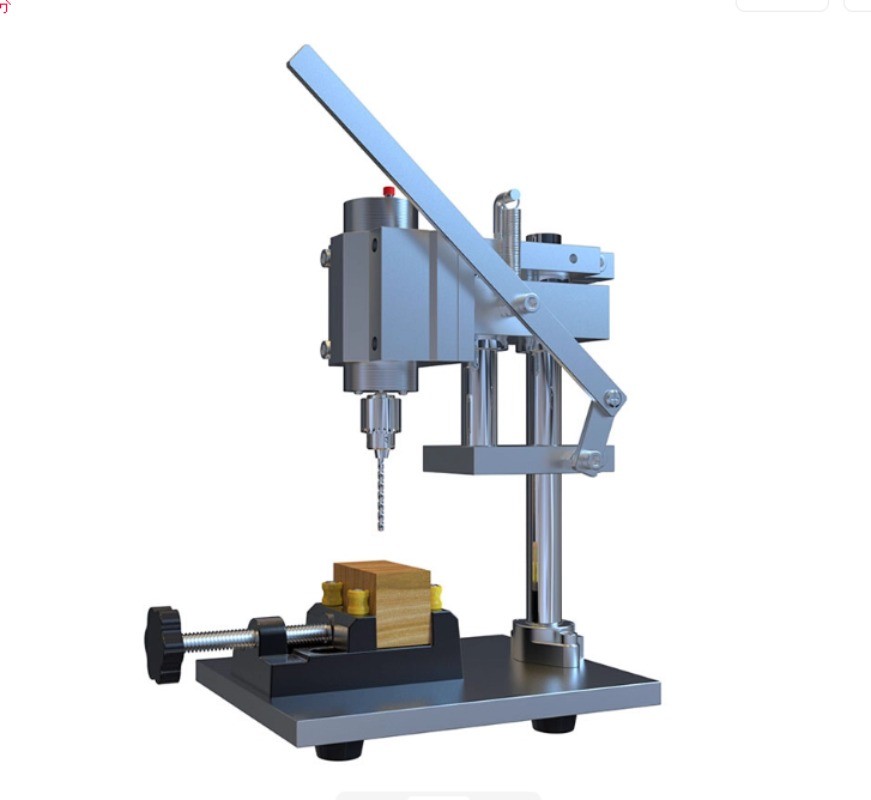 Mini Precision Drill Stand Variable Speed Bench Drill Micro Hand Drill