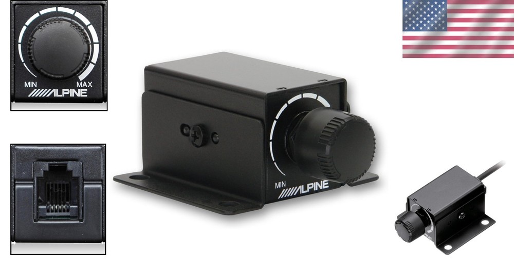 Compact RUX-KNOB.2 Remote Bass Controller: Easy Amplifier Adjustments