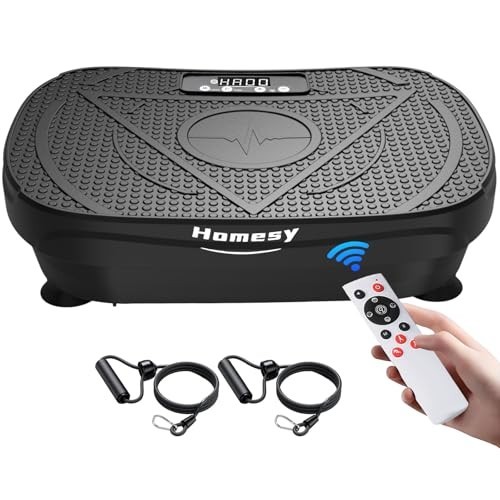Vibration Plate Exercise Machine for Lymphatic Drainage & Fat Burning - Full Bod