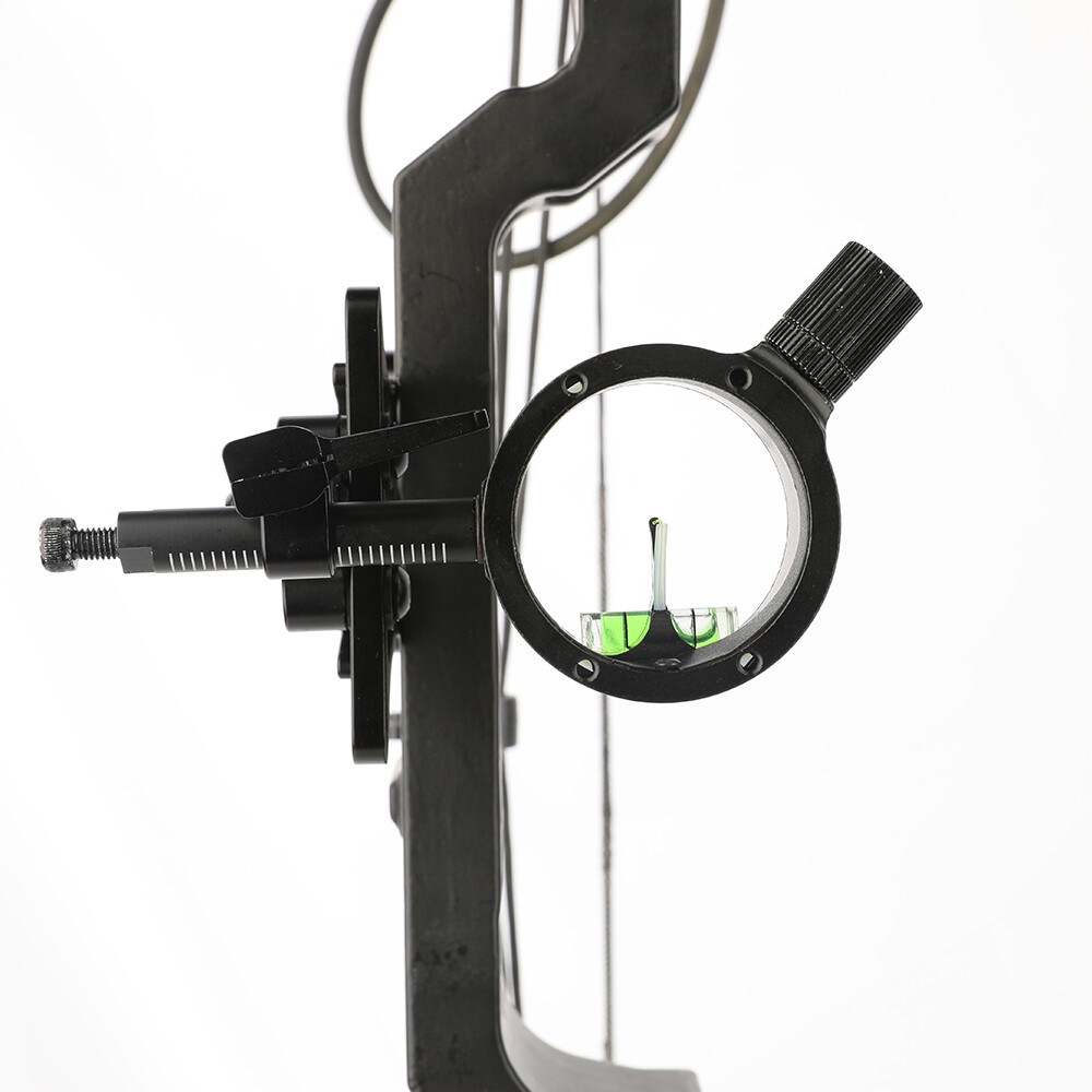 Compound Bow Sight 1 Pin .019" Single Pin Adjustable Archery Hunting Target