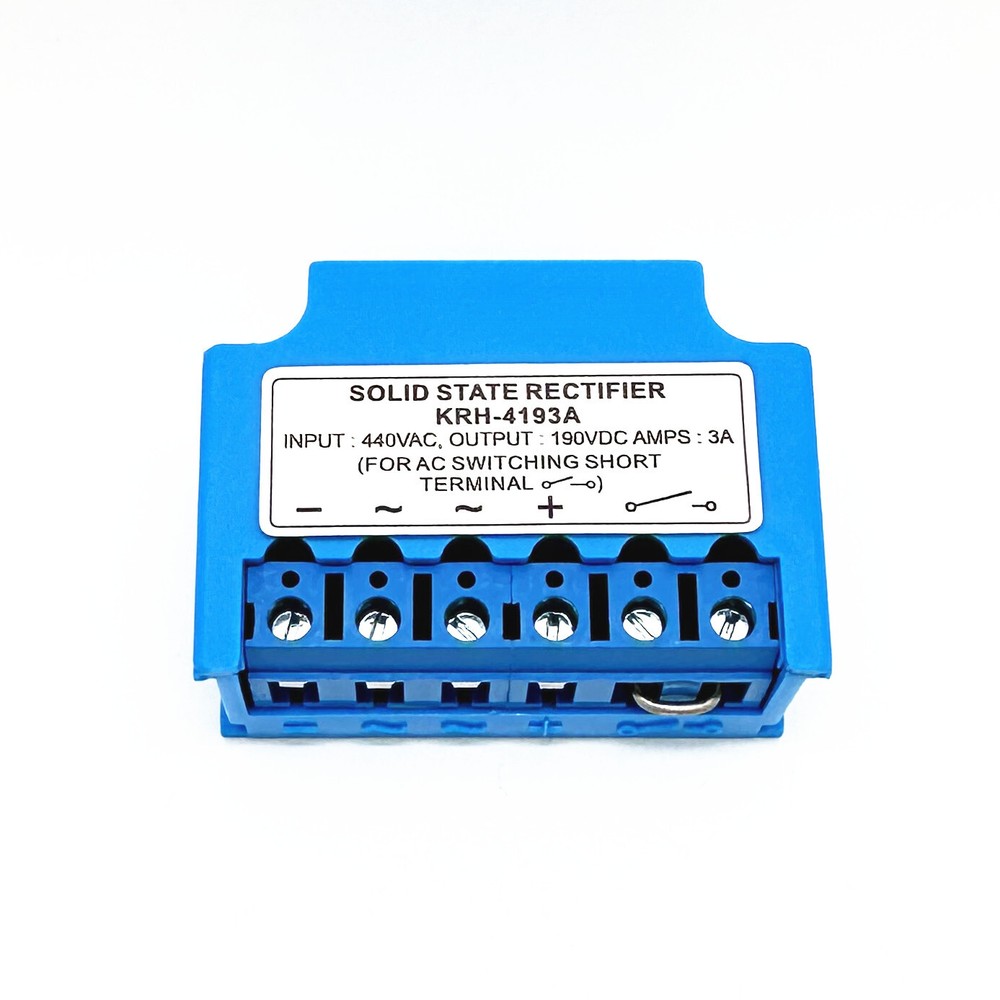 KRH-4193A 440VAC 190VDC 3A SOLID STATE RECTIFIER module