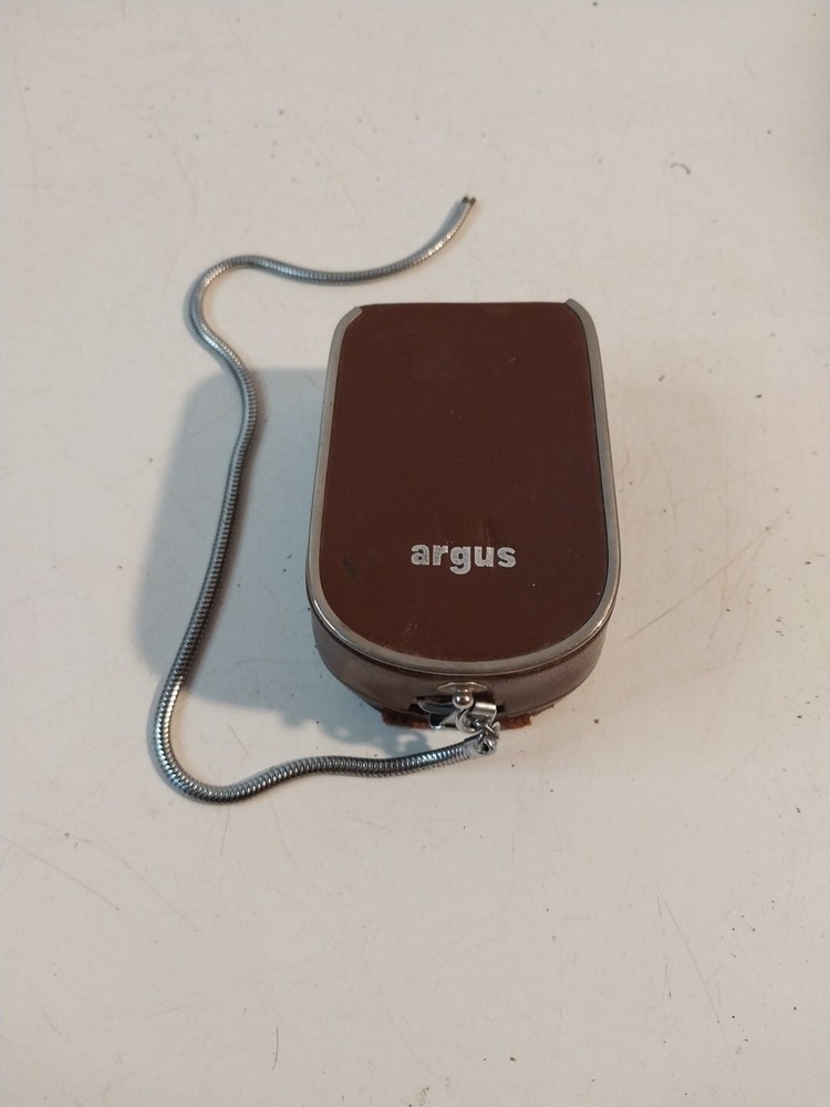 Vintage ARGUS L3 Light Meter With Leather case made in West German untested