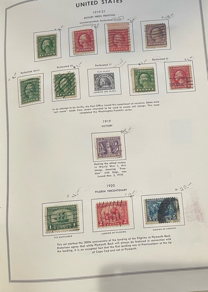 Harris US Liberty Stamp Album. 1847-1973. 700. Mint & Used Stamps.