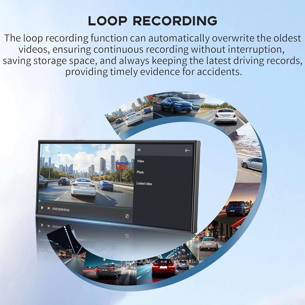 Largest 11.5" Portable Carplay Screen for Car, 4K Wireless Car Play & Black