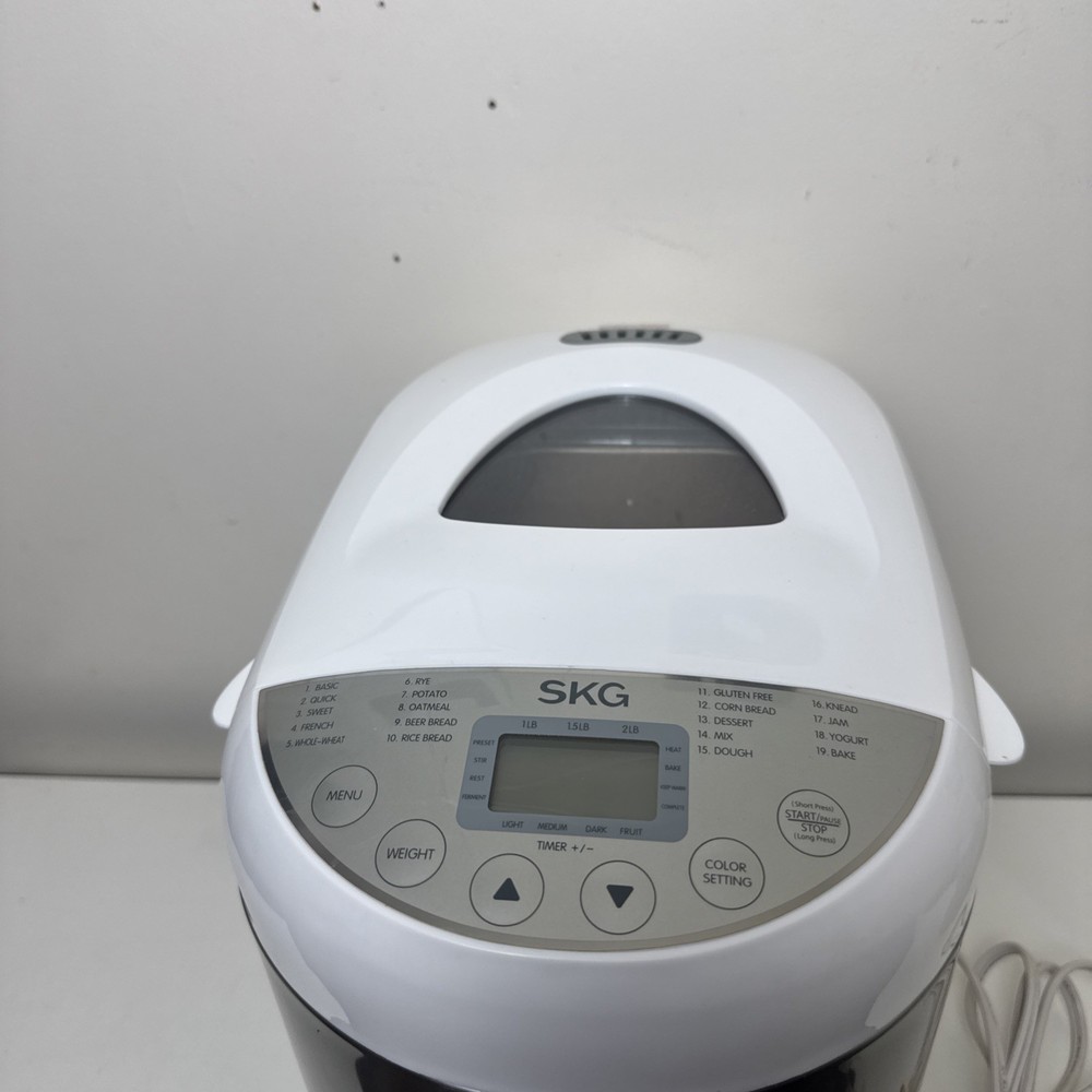 Bread Maker SKG 3950 Automatic Bread Machine 2LB 19 Settings